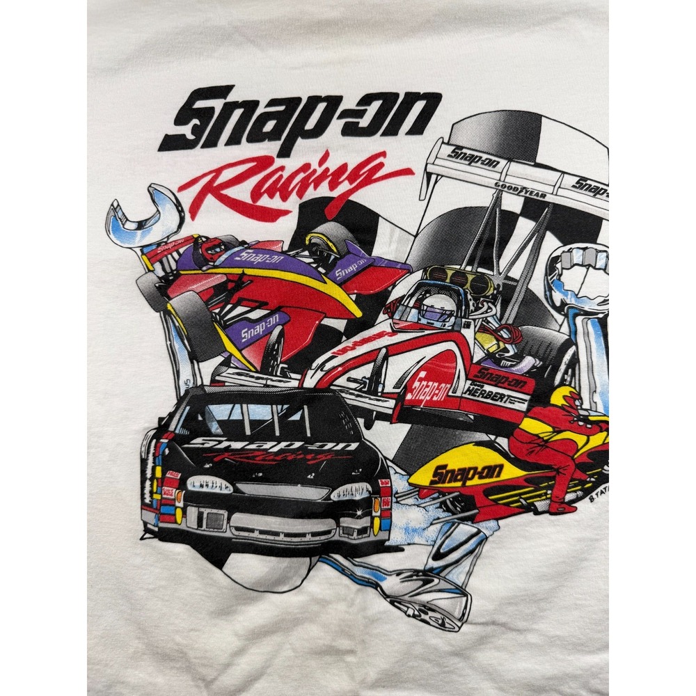 Vtg 1997 Snap-on Racing T Shirt XL Single Stitch Oneita Motorsports 90s